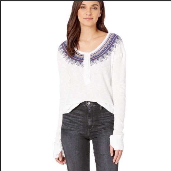 free people fair isle thermal